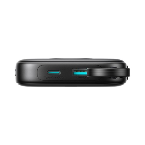 IŠORINĖ BATERIJA POWER BANK JOYROOM JR-PBF17 22.5W WITH USB-C CABLE 10000MAH JUODA IŠORINĖ BATERIJA POWER BANK JOYROOM JR-PBF17 22.5W WITH USB-C CABLE 10000MAH JUODA
