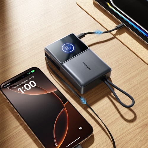 IŠORINĖ BATERIJA POWER BANK JOYROOM JR-PR1 22.5W 10000MAH JUODA