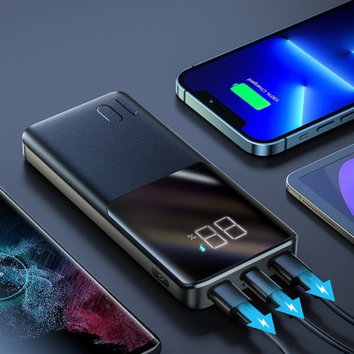 IŠORINĖ BATERIJA POWER BANK JOYROOM JR-QP191 22.5W PD QC3.0 AFC 10000MAH JUODA