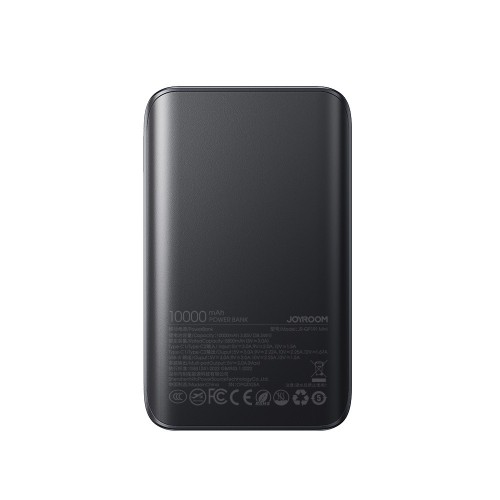 IŠORINĖ BATERIJA POWER BANK JOYROOM JR-QP191 MINI 22.5W 10000MAH JUODA IŠORINĖ BATERIJA POWER BANK JOYROOM JR-QP191 MINI 22.5W 10000MAH JUODA