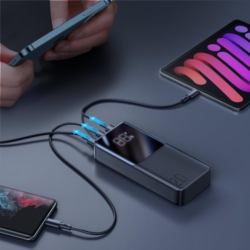 IŠORINĖ BATERIJA POWER BANK JOYROOM JR-QP192 22.5W 20000MAH JUODA IŠORINĖ BATERIJA POWER BANK JOYROOM JR-QP192 22.5W 20000MAH JUODA
