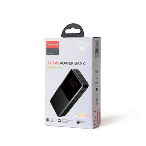 IŠORINĖ BATERIJA POWER BANK JOYROOM JR-QP192 22.5W 20000MAH JUODA IŠORINĖ BATERIJA POWER BANK JOYROOM JR-QP192 22.5W 20000MAH JUODA
