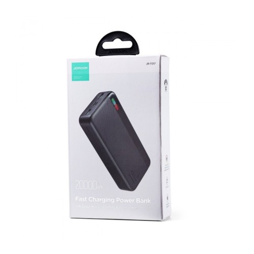IŠORINĖ BATERIJA POWER BANK JOYROOM JR-T017 12W 20000MAH JUODA