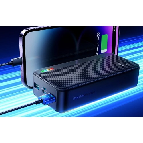 IŠORINĖ BATERIJA POWER BANK JOYROOM JR-T018 12W 30000MAH JUODA IŠORINĖ BATERIJA POWER BANK JOYROOM JR-T018 12W 30000MAH JUODA