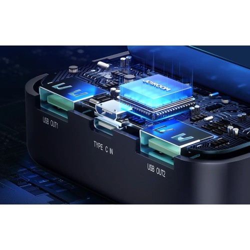 IŠORINĖ BATERIJA POWER BANK JOYROOM JR-T018 12W 30000MAH JUODA IŠORINĖ BATERIJA POWER BANK JOYROOM JR-T018 12W 30000MAH JUODA
