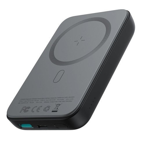 IŠORINĖ BATERIJA POWER BANK JOYROOM JR-W020 20W MAGSAFE 10000MAH JUODA IŠORINĖ BATERIJA POWER BANK JOYROOM JR-W020 20W MAGSAFE 10000MAH JUODA