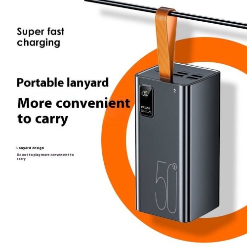 IŠORINĖ BATERIJA POWER BANK REACH RR-H39B 22.5W 50000MAH JUODA IŠORINĖ BATERIJA POWER BANK REACH RR-H39B 22.5W 50000MAH JUODA