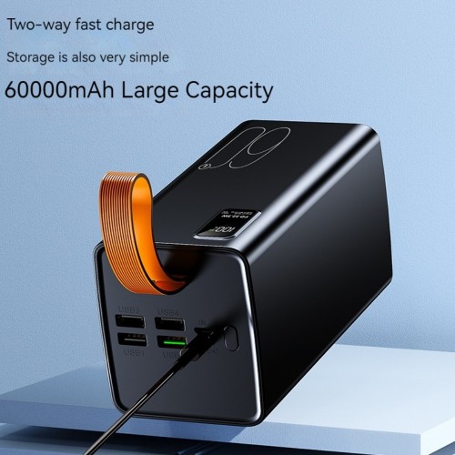 IŠORINĖ BATERIJA POWER BANK REACH RR-H40B 22.5W 60000MAH JUODA