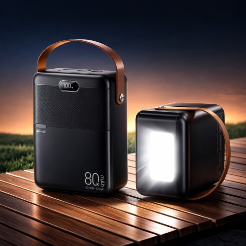 IŠORINĖ BATERIJA POWER BANK REMAX RPP-118 22.5W 80000MAH JUODA IŠORINĖ BATERIJA POWER BANK REMAX RPP-118 22.5W 80000MAH JUODA