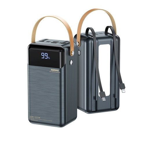 IŠORINĖ BATERIJA POWER BANK REMAX RPP-565 22.5W 60000MAH PILKA IŠORINĖ BATERIJA POWER BANK REMAX RPP-565 22.5W 60000MAH PILKA
