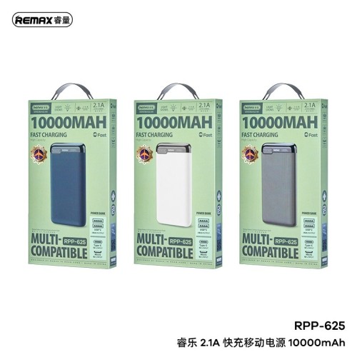 IŠORINĖ BATERIJA POWER BANK REMAX RPP-625 10000MAH MĖLYNA IŠORINĖ BATERIJA POWER BANK REMAX RPP-625 10000MAH MĖLYNA