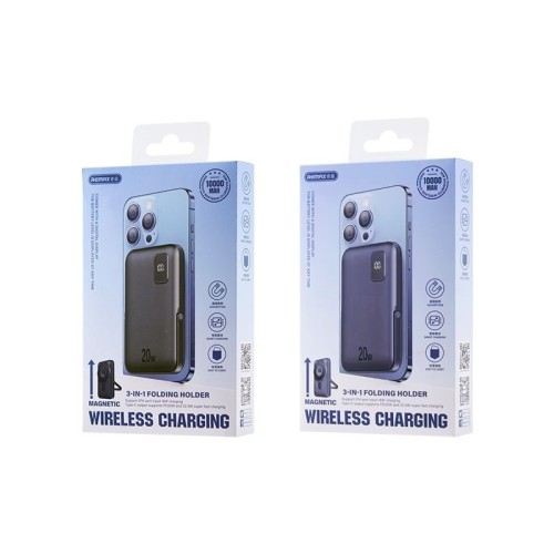 IŠORINĖ BATERIJA POWER BANK REMAX RPP-695 15W MAGSAFE 10000MAH PILKA IŠORINĖ BATERIJA POWER BANK REMAX RPP-695 15W MAGSAFE 10000MAH PILKA
