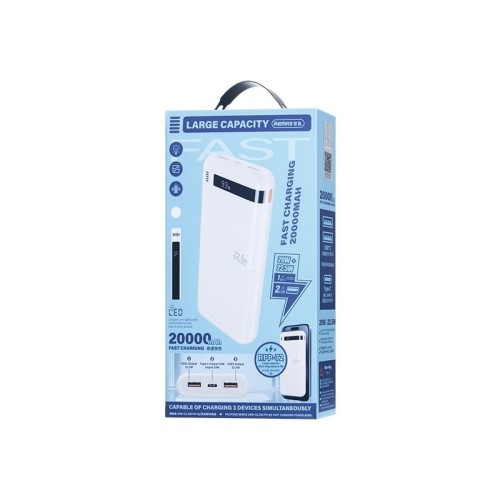 IŠORINĖ BATERIJA POWER BANK REMAX RPP-72 22.5W 20000MAH JUODA IŠORINĖ BATERIJA POWER BANK REMAX RPP-72 22.5W 20000MAH JUODA