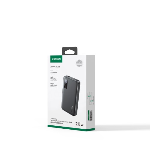 IŠORINĖ BATERIJA POWER BANK UGREEN PB311 20W 10000MAH (25742) JUODA
