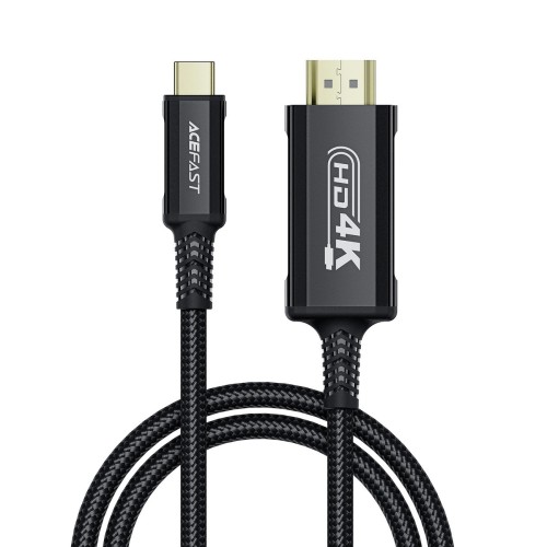 KABELIS ACEFAST C1-10 USB-C TO HDMI 1.8M JUODAS KABELIS ACEFAST C1-10 USB-C TO HDMI 1.8M JUODAS