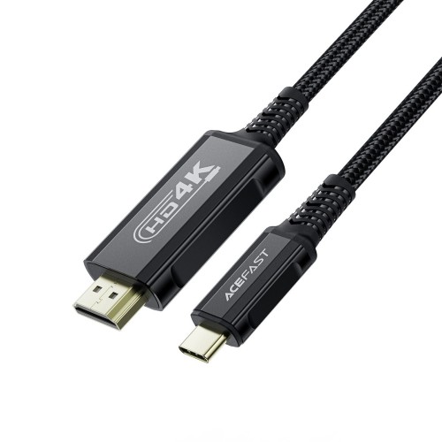 KABELIS ACEFAST C1-10 USB-C TO HDMI 1.8M JUODAS KABELIS ACEFAST C1-10 USB-C TO HDMI 1.8M JUODAS