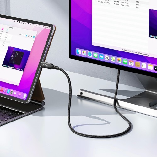 KABELIS ACEFAST C1-10 USB-C TO HDMI 1.8M JUODAS KABELIS ACEFAST C1-10 USB-C TO HDMI 1.8M JUODAS