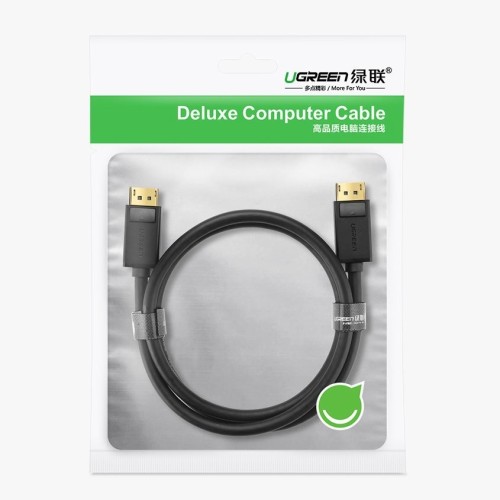 KABELIS UGREEN DP102 DISPLAYPORT TO DISPLAYPORT 1.0M JUODAS KABELIS UGREEN DP102 DISPLAYPORT TO DISPLAYPORT 1.0M JUODAS