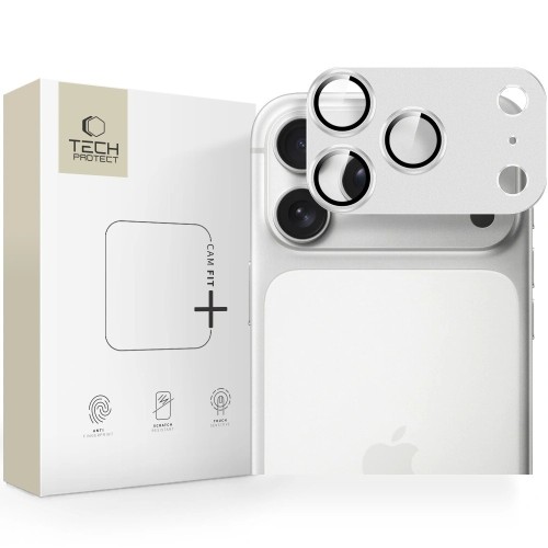 KAMEROS APSAUGA TECH-PROTECT CAMFULL FIT+ APPLE IPHONE 17 PRO SILVER KAMEROS APSAUGA TECH-PROTECT CAMFULL FIT+ APPLE IPHONE 17 PRO SILVER