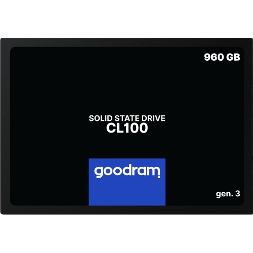 KIETASIS DISKAS SSD GOODRAM CL100 GEN. 3 960GB SATA LLL 2,5 KIETASIS DISKAS SSD GOODRAM CL100 GEN. 3 960GB SATA LLL 2,5