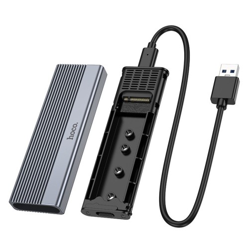 KIETOJO DISKO KORPUSAS HOCO HB47 M.2 SSD ENCLOSURE USB3.1/6GBPS KIETOJO DISKO KORPUSAS HOCO HB47 M.2 SSD ENCLOSURE USB3.1/6GBPS