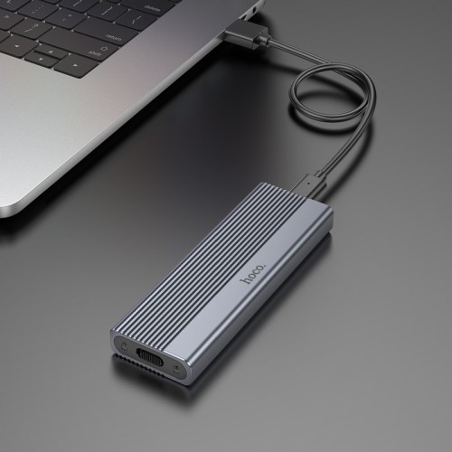 KIETOJO DISKO KORPUSAS HOCO HB47 M.2 SSD ENCLOSURE USB3.1/6GBPS KIETOJO DISKO KORPUSAS HOCO HB47 M.2 SSD ENCLOSURE USB3.1/6GBPS