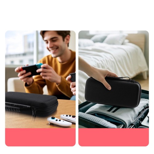 KREPŠYS DUX DUCIS HANDHELD STORAGE BAG NINTENDO SWITCH 2 JUODAS KREPŠYS DUX DUCIS HANDHELD STORAGE BAG NINTENDO SWITCH 2 JUODAS