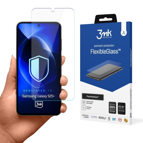 LCD APSAUGINĖ PLĖVELĖ 3MK FLEXIBLE GLASS SAMSUNG S936 S25 PLUS