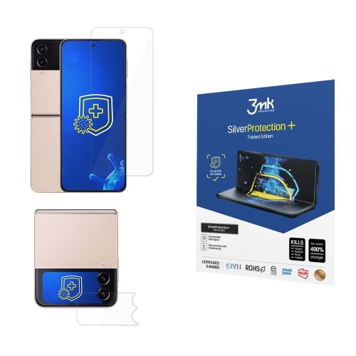 LCD APSAUGINĖ PLĖVELĖ 3MK SILVER PROTECTION+ FOLDED EDITION SAMSUNG F721 Z FLIP4 5G