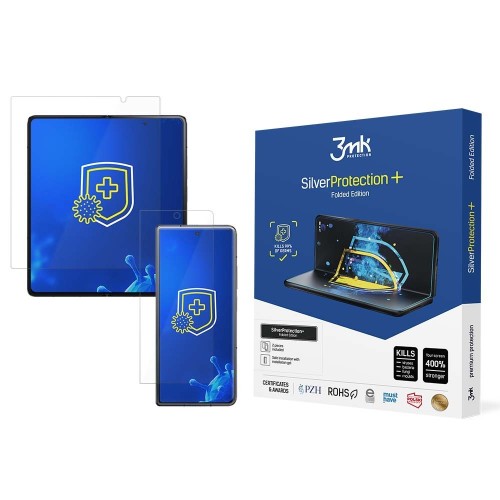 LCD APSAUGINĖ PLĖVELĖ 3MK SILVER PROTECTION+ FOLDED EDITION SAMSUNG F946 Z FOLD5 5G