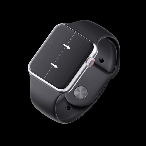LCD APSAUGINĖ PLĖVELĖ 3MK WATCH ARC APPLE WATCH 7/8 45MM 3VNT