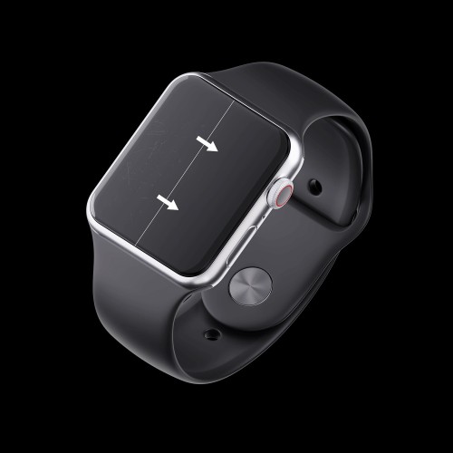 LCD APSAUGINĖ PLĖVELĖ 3MK WATCH ARC APPLE WATCH SE 44MM 3VNT