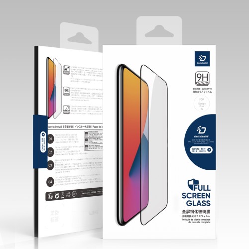LCD APSAUGINIS STIKLIUKAS DUX DUCIS 10D GOOGLE PIXEL 9A JUODAS