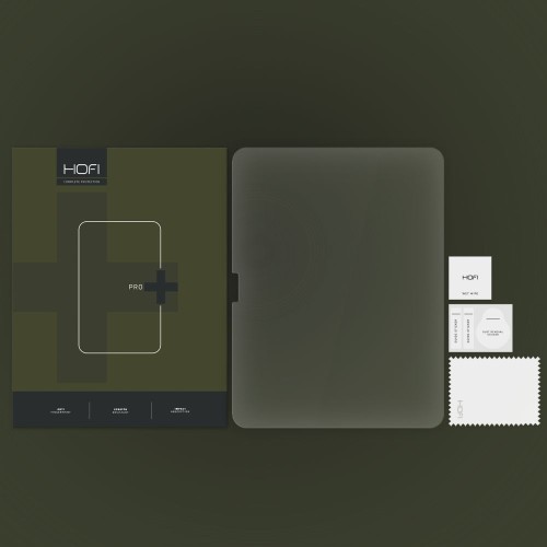LCD APSAUGINIS STIKLIUKAS HOFI GLASS PRO+ APPLE IPAD AIR 4/5/6/7/M4 2020/2022/2024/2025/2026 10.9/11