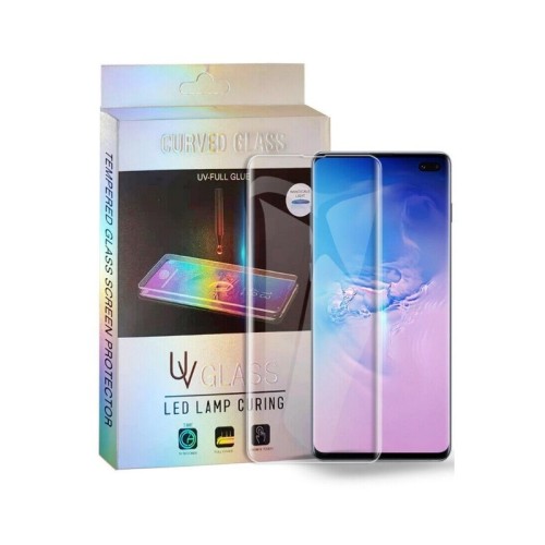 LCD APSAUGINIS STIKLIUKAS M1 5D UV GLUE SAMSUNG G998 S21 ULTRA 5G LENKTAS SKAIDRUS