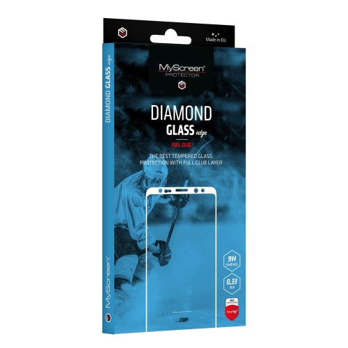 LCD APSAUGINIS STIKLIUKAS MYSCREEN DIAMOND EDGE FULL GLUE SAMSUNG A525 A52 4G/A526 A52 5G/A528 A52S 5G JUODAS