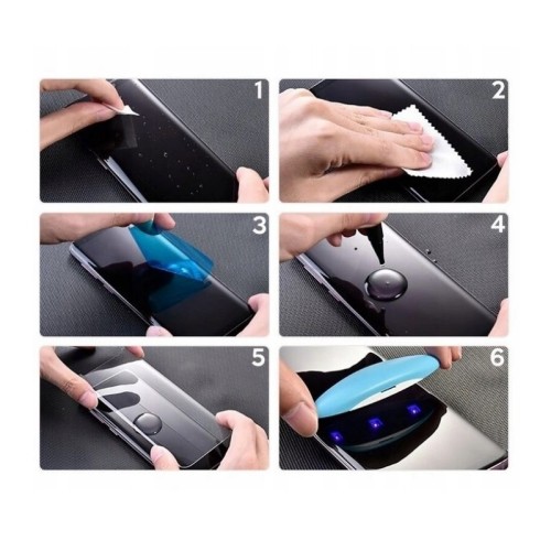 LCD APSAUGINIS STIKLIUKAS NANO OPTICS 5D UV GLUE SAMSUNG G975 S10 PLUS LENKTAS SKAIDRUS LCD APSAUGINIS STIKLIUKAS NANO OPTICS 5D UV GLUE SAMSUNG G975 S10 PLUS LENKTAS SKAIDRUS