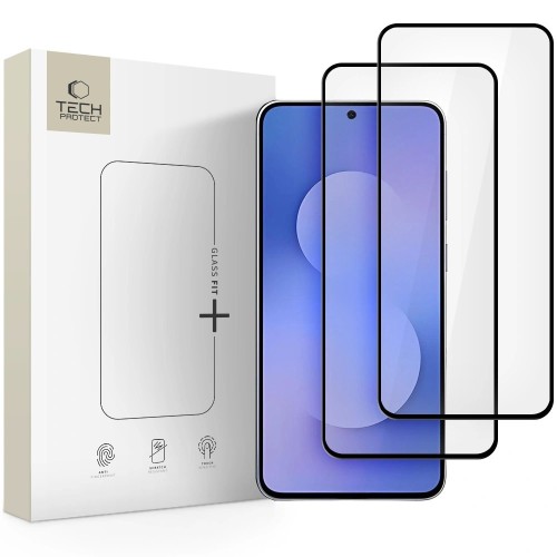 LCD APSAUGINIS STIKLIUKAS TECH-PROTECT GLASS FIT+ 2-PACK SAMSUNG S731 S25 FE JUODAS LCD APSAUGINIS STIKLIUKAS TECH-PROTECT GLASS FIT+ 2-PACK SAMSUNG S731 S25 FE JUODAS