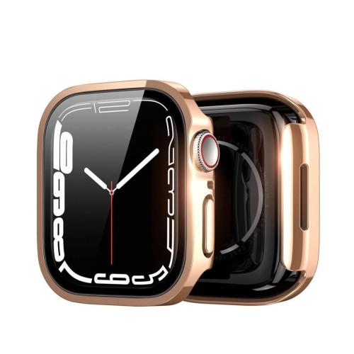 LCD APSAUGINIS STIKLIUKAS/DĖKLAS DUX DUCIS HAMO APPLE WATCH 41MM ROŽINIS