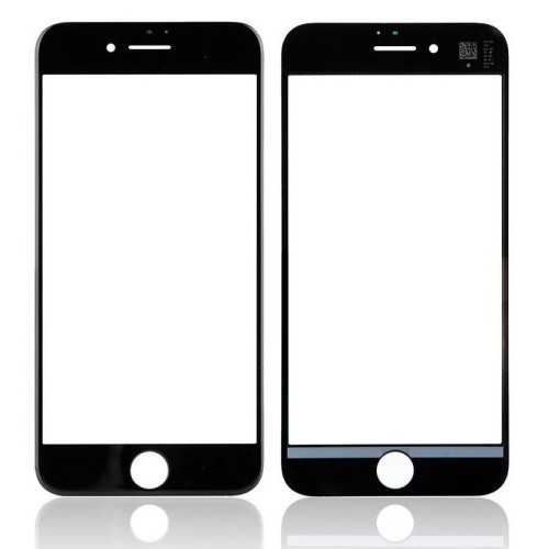 LCD STIKLIUKAS APPLE IPHONE 8/SE 2020 SU RĖMELIU IR OCA JUODAS V2 ORG