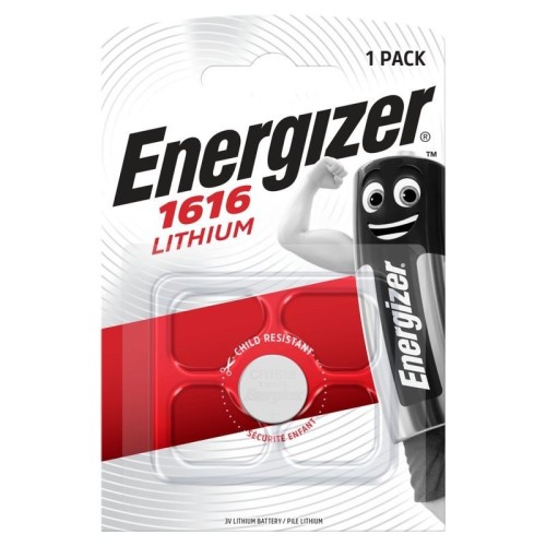 LIČIO ELEMENTAS ENERGIZER LITHIUM CR1616 3V 60MAH LIČIO ELEMENTAS ENERGIZER LITHIUM CR1616 3V 60MAH