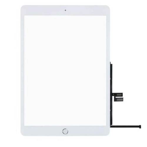 LIETIMUI JAUTRUS STIKLIUKAS APPLE IPAD 10.2 2019/2020 (7TH/8TH GENERATION) BALTAS SU HOME MYGTUKU IR LAIKIKLIAIS HQ