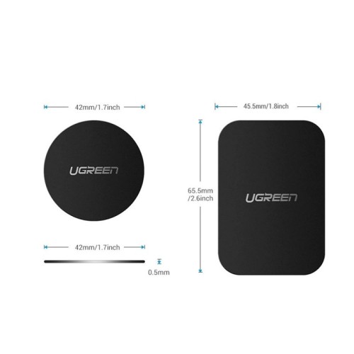 METALINĖS PLOKŠTELĖS MAGNETINIAM TELEFONO LAIKIKLIUI UGREEN LP123 2 VNT. (60410) METALINĖS PLOKŠTELĖS MAGNETINIAM TELEFONO LAIKIKLIUI UGREEN LP123 2 VNT. (60410)