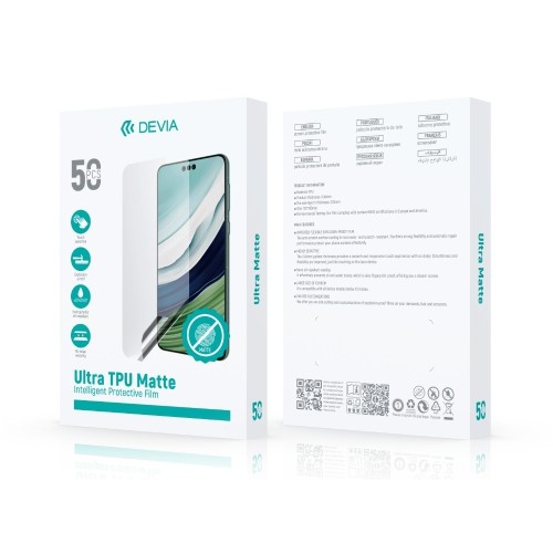 PLĖVELIŲ RINKINYS KARPYMO MECHANIZMUI DEVIA ULTRA INTELLIGENT TPU MATTE 50VNT. PLĖVELIŲ RINKINYS KARPYMO MECHANIZMUI DEVIA ULTRA INTELLIGENT TPU MATTE 50VNT.