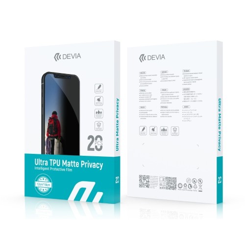 PLĖVELIŲ RINKINYS KARPYMO MECHANIZMUI DEVIA ULTRA INTELLIGENT TPU MATTE PRIVACY 20VNT. PLĖVELIŲ RINKINYS KARPYMO MECHANIZMUI DEVIA ULTRA INTELLIGENT TPU MATTE PRIVACY 20VNT.