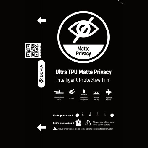 PLĖVELIŲ RINKINYS KARPYMO MECHANIZMUI DEVIA ULTRA INTELLIGENT TPU MATTE PRIVACY 20VNT. PLĖVELIŲ RINKINYS KARPYMO MECHANIZMUI DEVIA ULTRA INTELLIGENT TPU MATTE PRIVACY 20VNT.