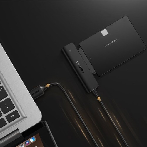 SSD DISKO ADAPTERIS UGREEN IŠ SATA III 2,5 Į USB 5GBPS SSD DISKO ADAPTERIS UGREEN IŠ SATA III 2,5 Į USB 5GBPS