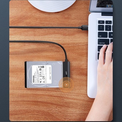 SSD DISKO ADAPTERIS UGREEN IŠ SATA III 2,5 Į USB 5GBPS SSD DISKO ADAPTERIS UGREEN IŠ SATA III 2,5 Į USB 5GBPS