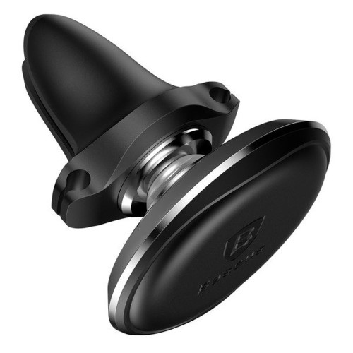 TELEFONO LAIKIKLIS BASEUS MAGNETIC AIR VENT WITH CABLE CLIP JUODAS SUGX020001