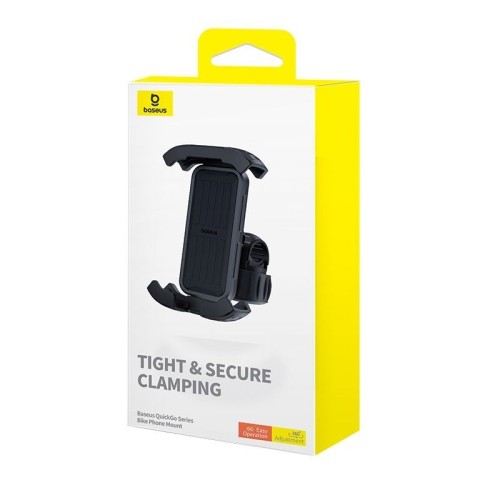 TELEFONO LAIKIKLIS DVIRAČIUI BASEUS QUICKGO SERIES BIKE PHONE MOUNT CLUSTER JUODAS C40561500113-00 TELEFONO LAIKIKLIS DVIRAČIUI BASEUS QUICKGO SERIES BIKE PHONE MOUNT CLUSTER JUODAS C40561500113-00